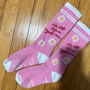 Krista Horton x Slyfox “I’m not a regular mom” crew socks